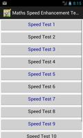 Maths Speed Enhancement Tests captura de pantalla 1