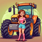 Kate the tractor driver icon
