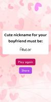 Cute Nickname for Boyfriend capture d'écran 3