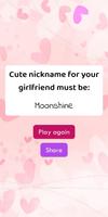 Cute Nickname for Girlfriend capture d'écran 3