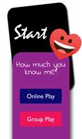 How much you know me? ポスター
