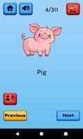 Fun English Flashcards with Pictures plakat