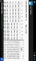 Logarithm Tables - Maths captura de pantalla 1