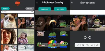 Sandstorm: Editor de Memes