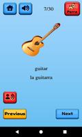 Fun Spanish Flashcards with Pictures Affiche