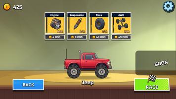 Big Monster Truck On Bad Roads poster