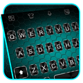 3D Business Metal Hexagon Black Keyboard Theme