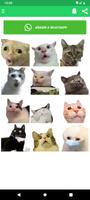Stickers de gatos graciosos captura de pantalla 1