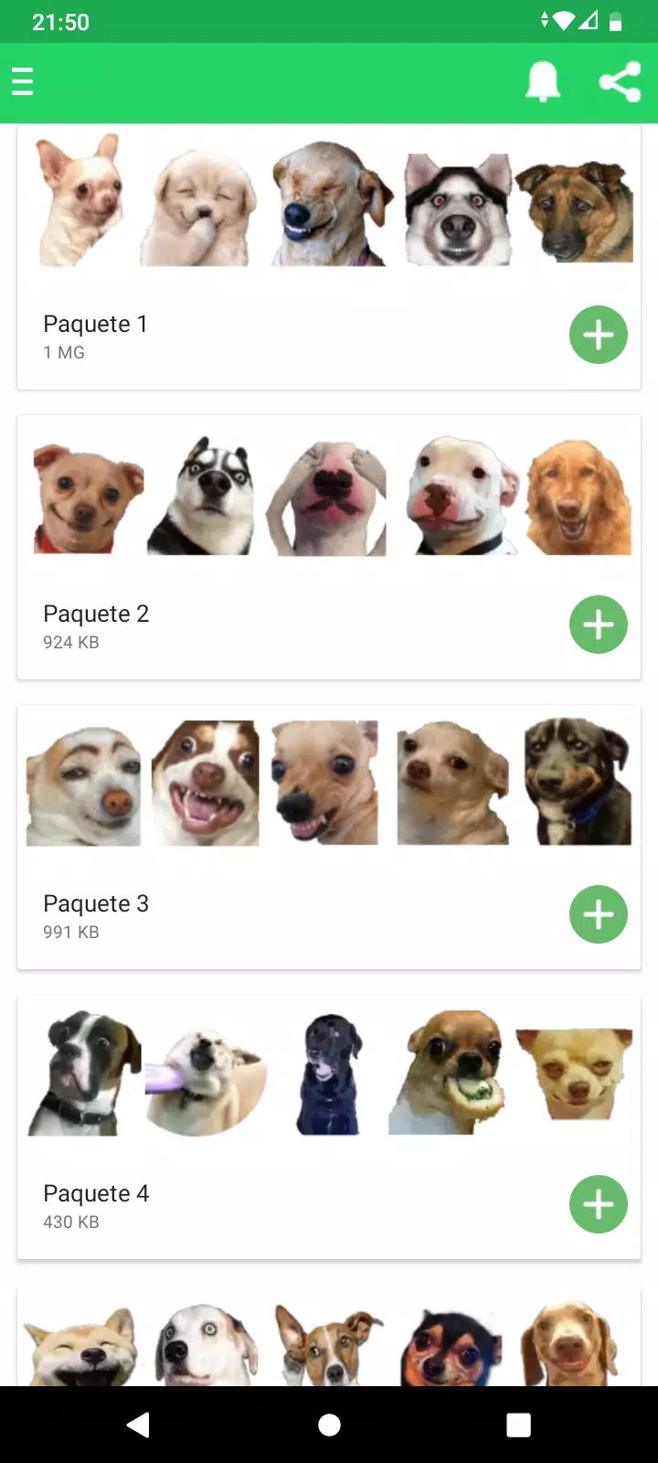 Descarga de APK de Stickers de perros graciosos para Android