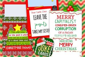 Jokemas Funny Christmas Cards পোস্টার