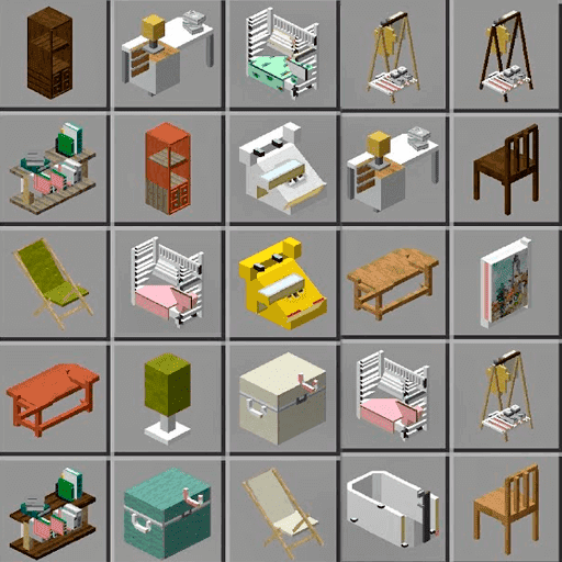 mod de muebles para minecraft