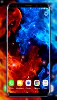 برنامه‌نما Fire and Ice Live Wallpaper عکس از صفحه