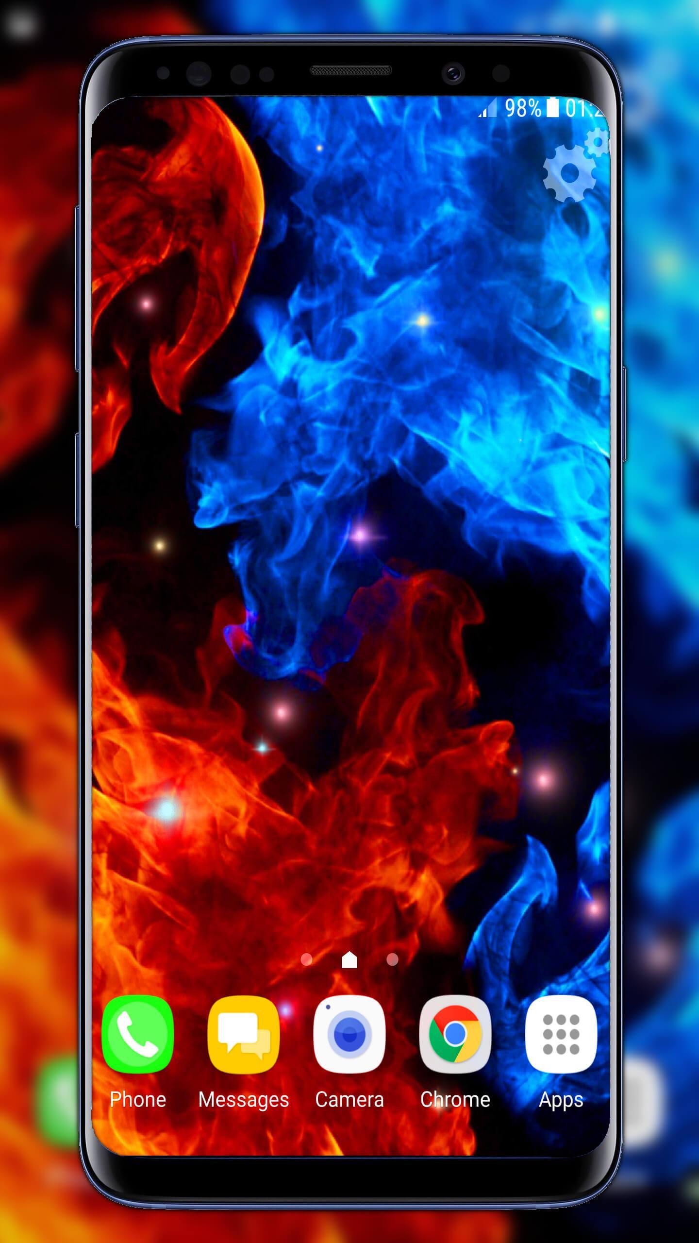Feu Et Glace Fond D Ecran Pour Android Telechargez L Apk