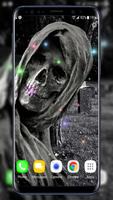 برنامه‌نما Skull Live Wallpaper عکس از صفحه