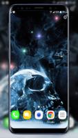 برنامه‌نما Skull Live Wallpaper عکس از صفحه