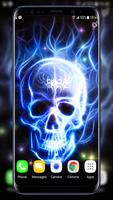 برنامه‌نما Skull Live Wallpaper عکس از صفحه