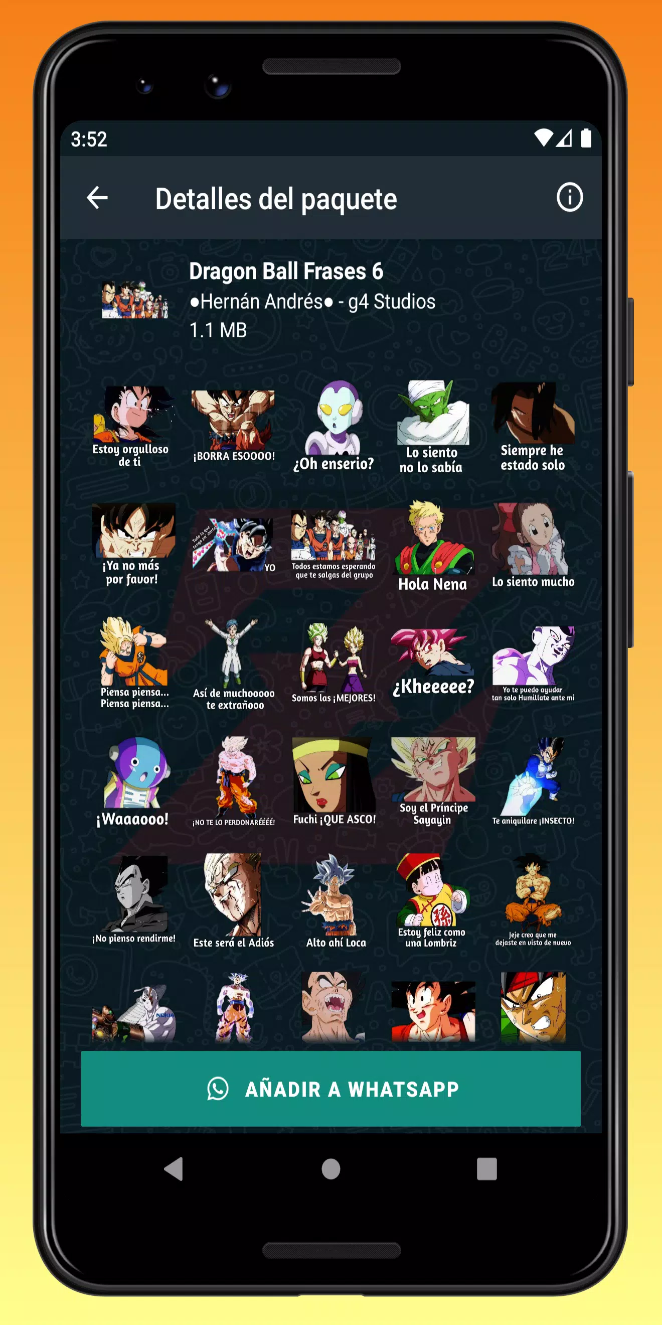 Descarga de APK de Stickers de Dragon Ball para WhatsApp para Android