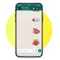 BT21 Sticker for WhatsApp постер