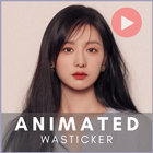 Ji-won Animated WASticker-icoon