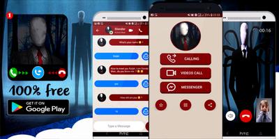 slender Man's video call ポスター