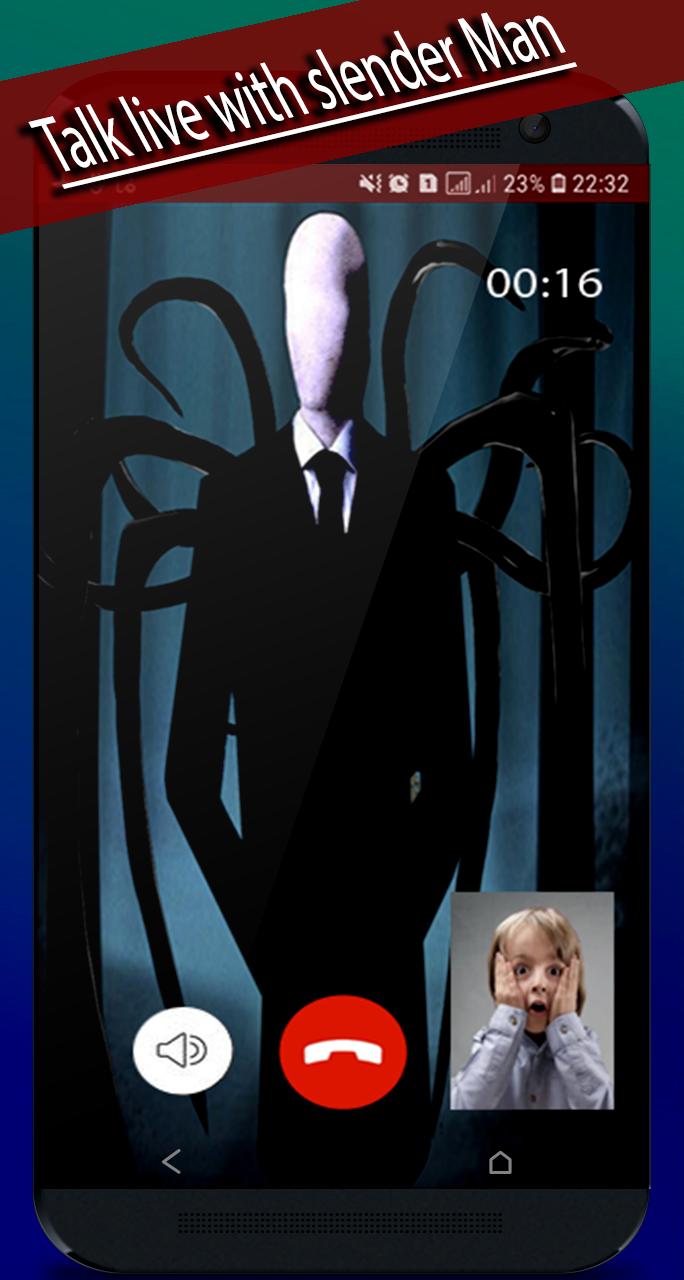 Slender Man S Video Call Chat Simulator Prank For Android Apk Download - slender man roblox avatar 2020