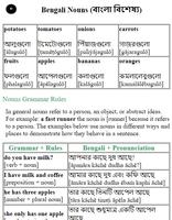 Learn Bengali Speaking Course capture d'écran 2