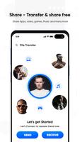 Share - Transfer & share free الملصق
