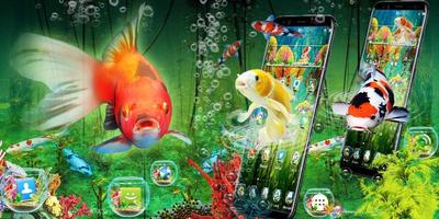 برنامه‌نما 3D Aquarium Japaneses  Koi Fish عکس از صفحه
