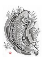 Koi Fish Art HD Wallpaper capture d'écran 2