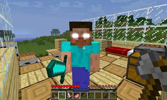 Mod Herobrine for Minecraft PE постер