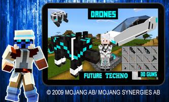 Mod Techno Future for MCPE постер