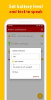 Audible battery level notifica syot layar 1