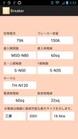 電線許容電流・ブレーカー・接触器・開閉器選定：Breaker الملصق