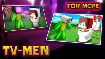 TV Man Minecraft Mod Skibidi penulis hantaran