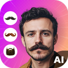 AI Mustache Photo Editor أيقونة