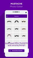 Mustache Photo Editor imagem de tela 1