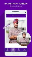 Rajasthani Turban Photo Editor ポスター