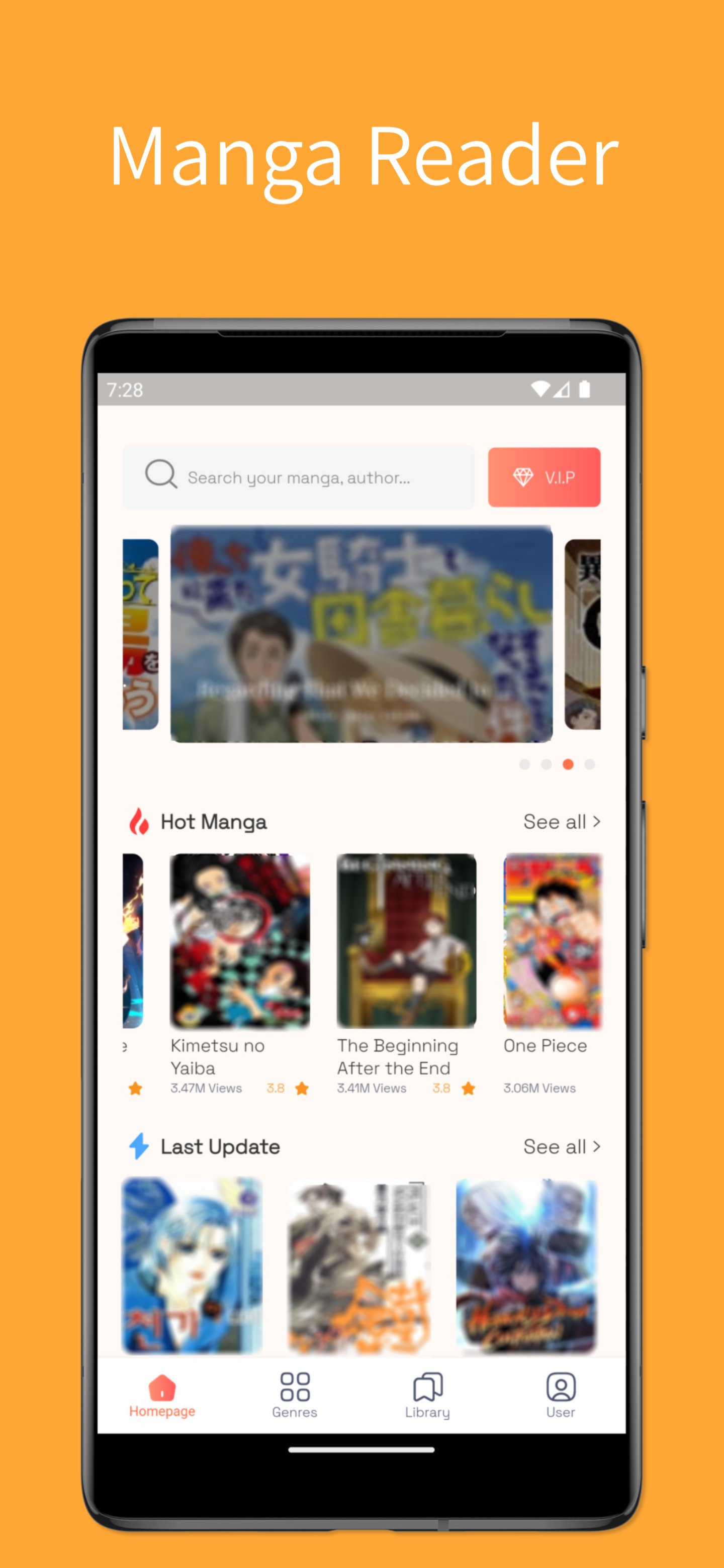 Manga Reader Comic Reader APK للاندرويد تنزيل