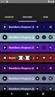 Blackberry Ringtones capture d'écran 1