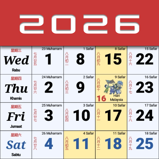 Kalendar Malaysia & Memo