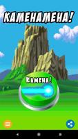 Kamehameha Effect Button KI Affiche