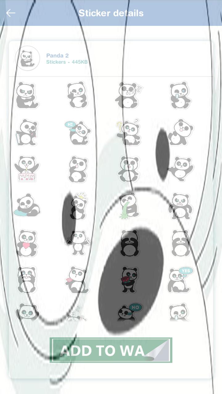 Panda Barebears Sticker Whatsapp For Android Apk Download