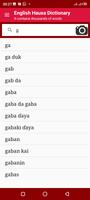 English Hausa Kamus Dictionary capture d'écran 2