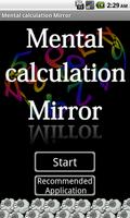 Mental calculation Mirror Affiche