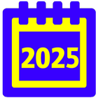 calendar 2025 icon