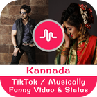 Kannada funny tik tok video & Kannada video saver simgesi