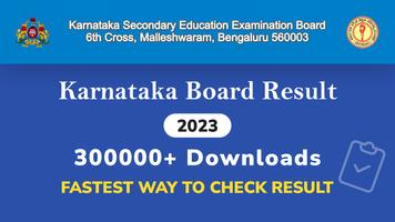 Karnataka Board Result poster