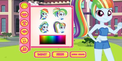 Hairstyle Pony Games تصوير الشاشة 1