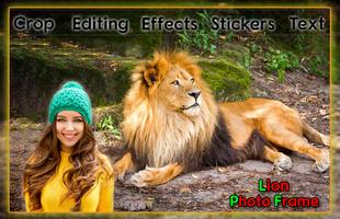 برنامه‌نما Lion Photo Frames عکس از صفحه