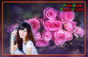 Pink Rose Photo Frames captura de pantalla 2